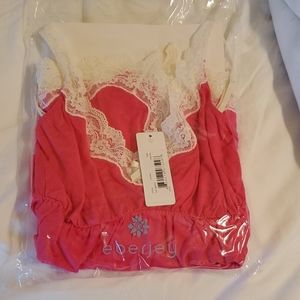 Eberjey Lady Godiva Chemise Fushia L